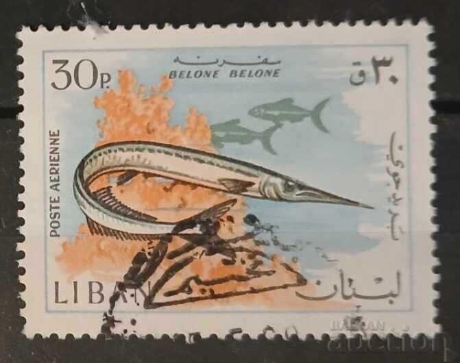Ливан 1968 Фауна/Риби