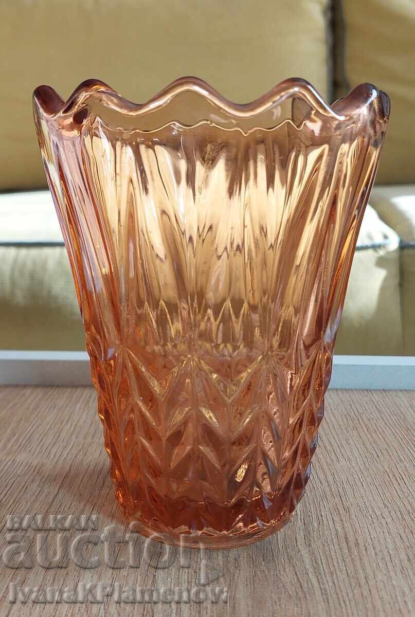 Auction  Retro glass vase for connoisseurs