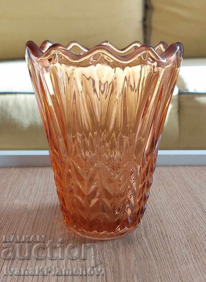 Vază retro sticlă pentru colecționari