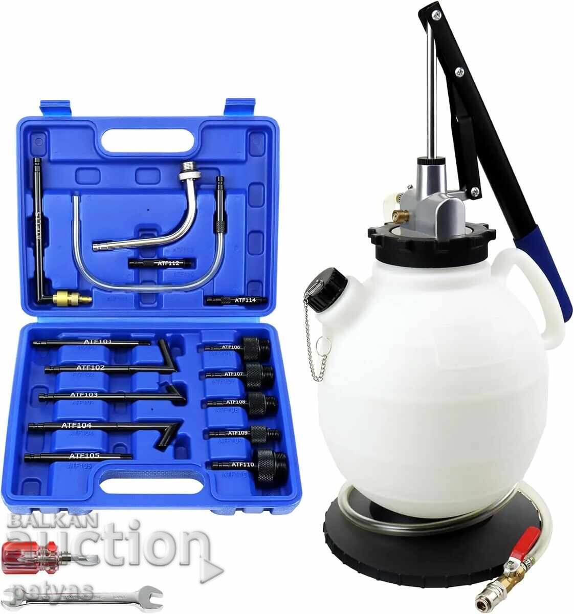 Pompă pentru turnat ulei în cutii de viteze și diferențiale