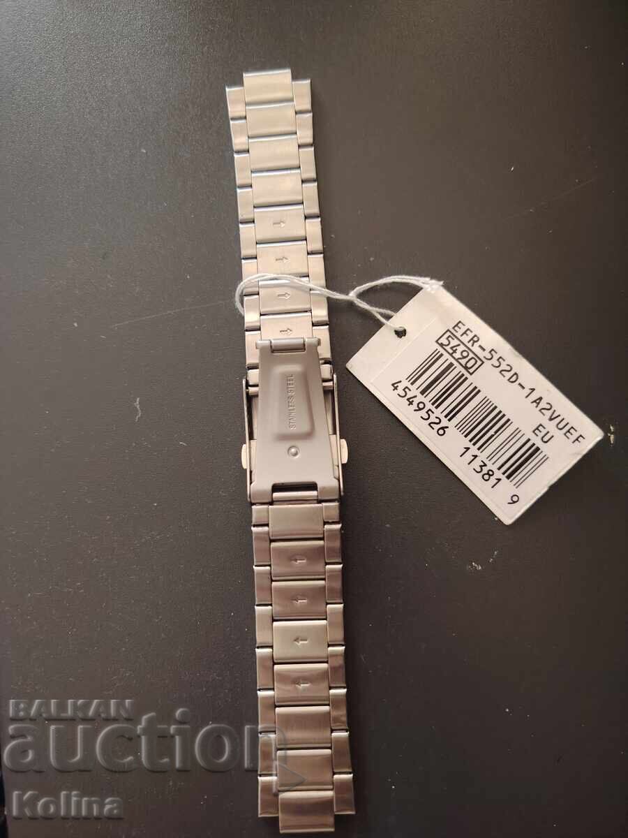 Παράδοση Νέο μεταλλικό λουράκι CASIO EFR 552D EDIFICE