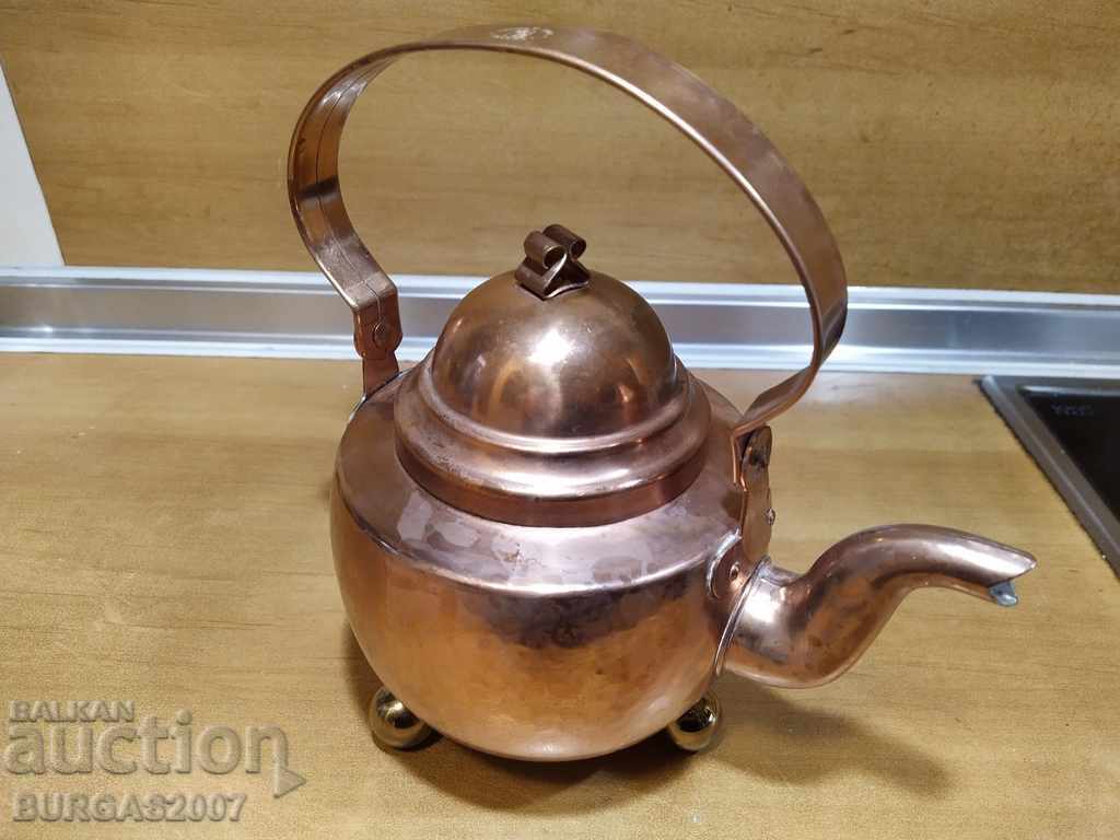 Old metal kettle, "Leksand, made in Sweden" with price 65.00 BGN | € 33.23 Old metal kettle, "Leksand, made in Sweden" with price 65.00 BGN | € 33.23