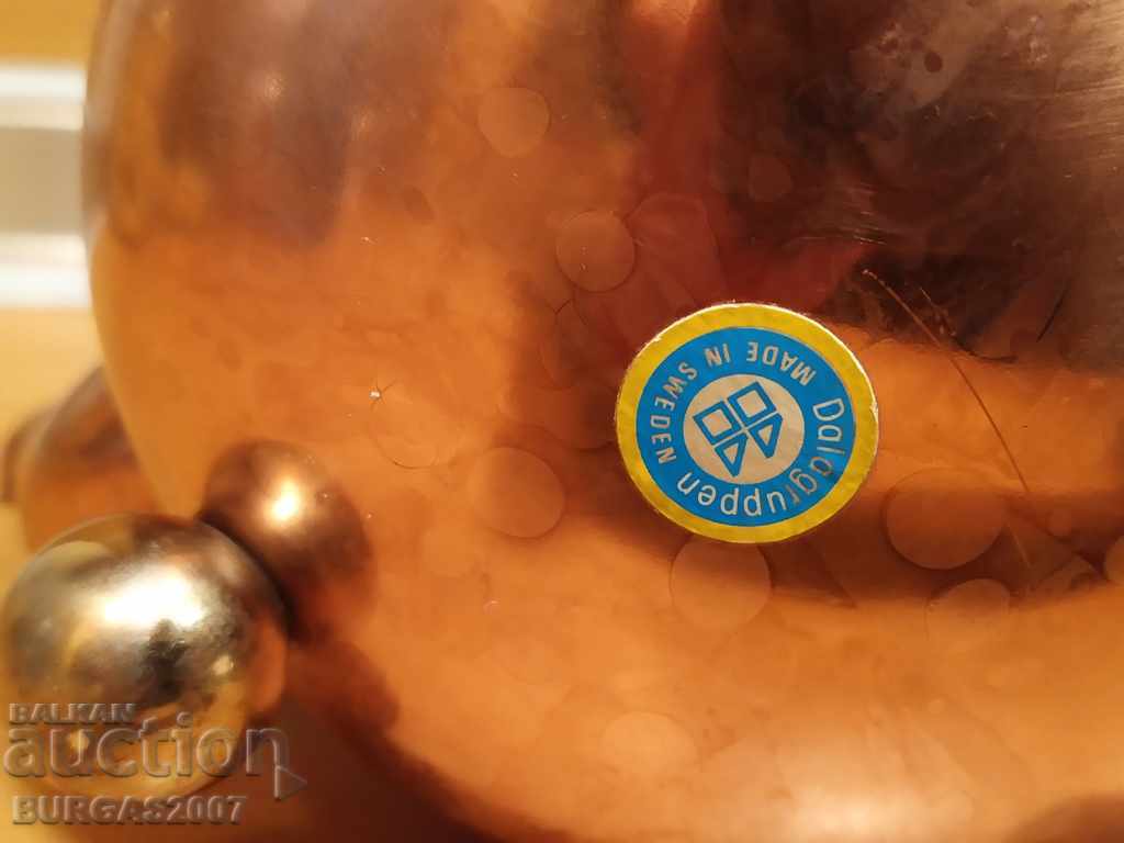 Old metal kettle, "Leksand, made in Sweden" - 5 Old metal kettle, "Leksand, made in Sweden" - 5