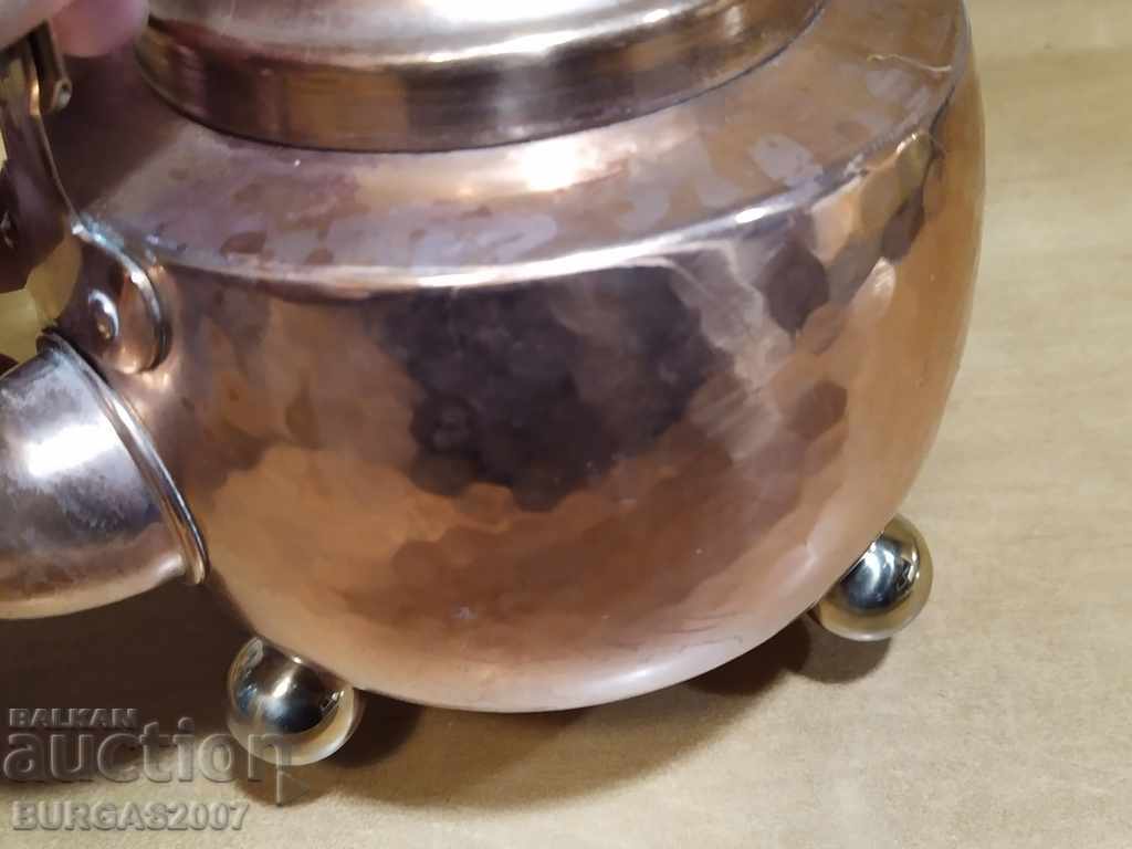 Old metal kettle, "Leksand, made in Sweden" - 6 Old metal kettle, "Leksand, made in Sweden" - 6
