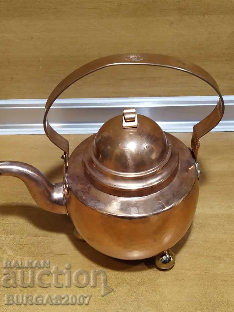Old metal kettle, "Leksand, made in Sweden" - 7 Old metal kettle, "Leksand, made in Sweden" - 7