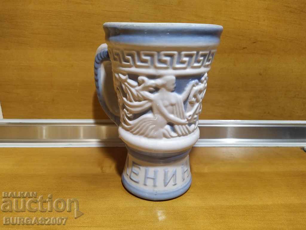 Old porcelain mug Leningrad, USSR, 1 liter with price 60.00 BGN | € 30.68 Old porcelain mug Leningrad, USSR, 1 liter with price 60.00 BGN | € 30.68