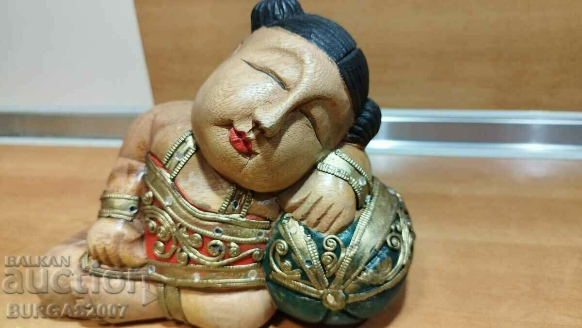 Old wooden figure, geisha with price 90.00 BGN | € 46.02 Old wooden figure, geisha with price 90.00 BGN | € 46.02