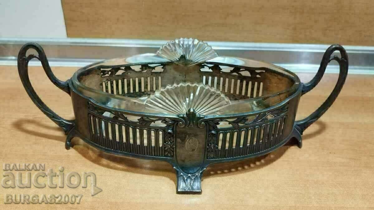 Παλιά φρουτιέρα, με σήμανση, 1900