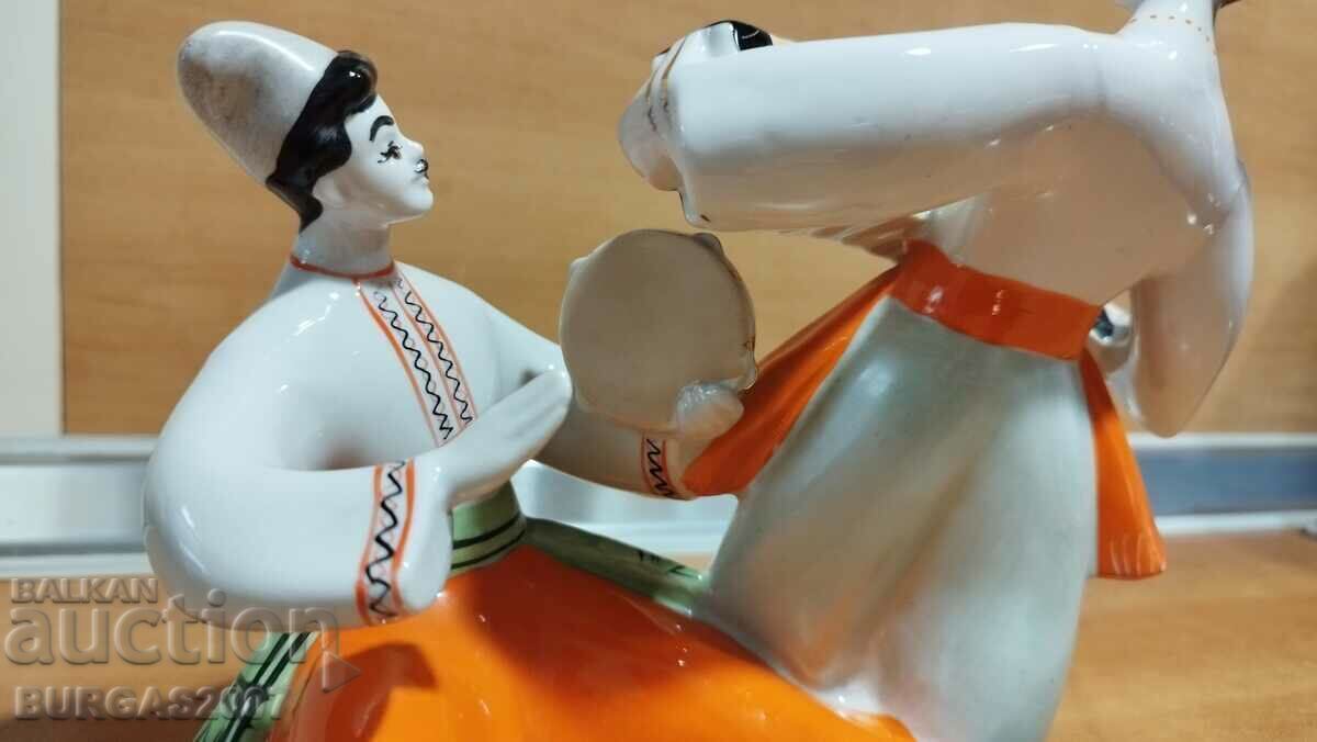 Livrarea Veche figură de porțelan, „Dance”, fabrica Polonsky