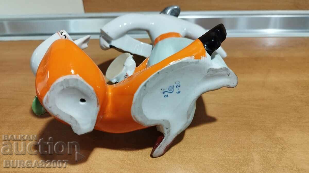 Παλιά πορσελάνινη φιγούρα, "Dance", εργοστάσιο Polonsky - 5