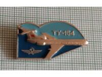 Insigna - Avion TU 154 Aeroflot URSS
