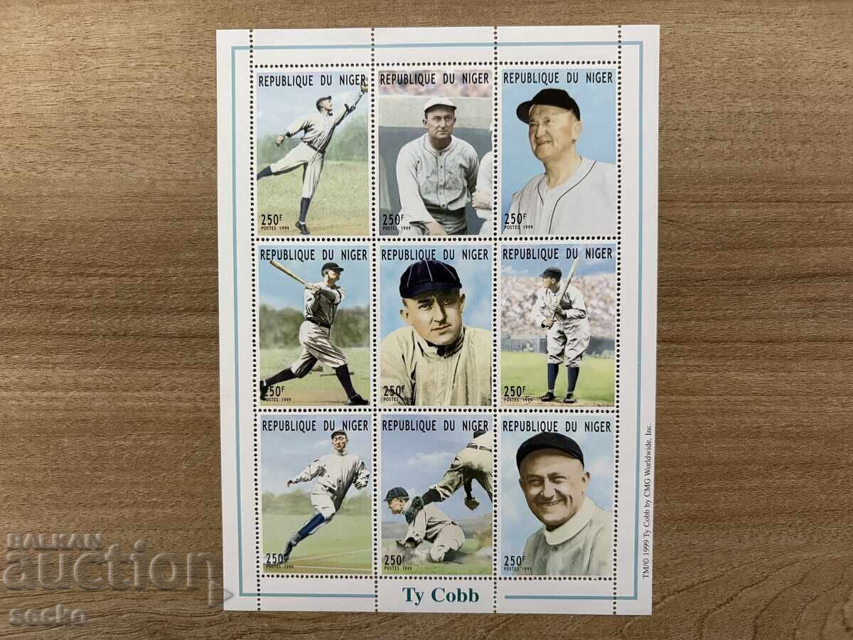 Νίγηρας - Μπέιζμπολ - Τάι Κομπ (1999) MNH