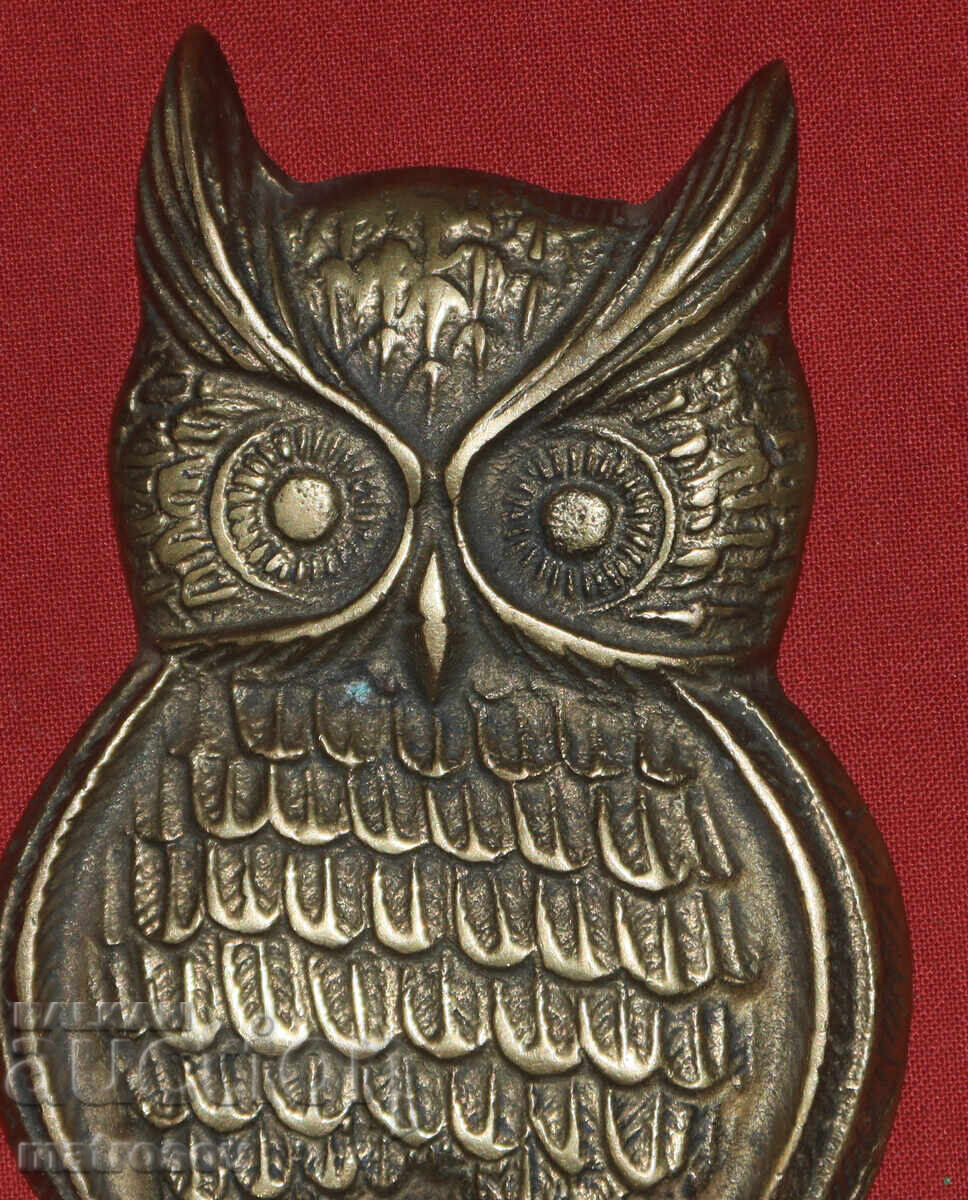 Παράδοση Χάλκινο ειδώλιο κουκουβάγιας Παράδοση Χάλκινο ειδώλιο κουκουβάγιας