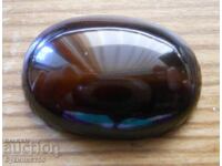 Φασεταρισμένο ημιπολύτιμο λίθο τύπου καμπουσόν - μάτι της τίγρης