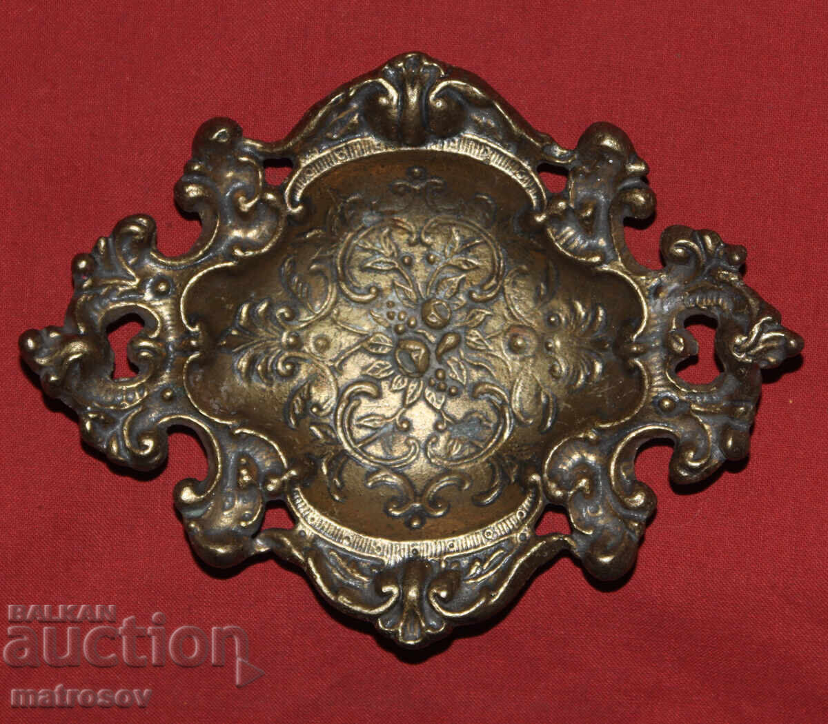 Handmade brass ashtray