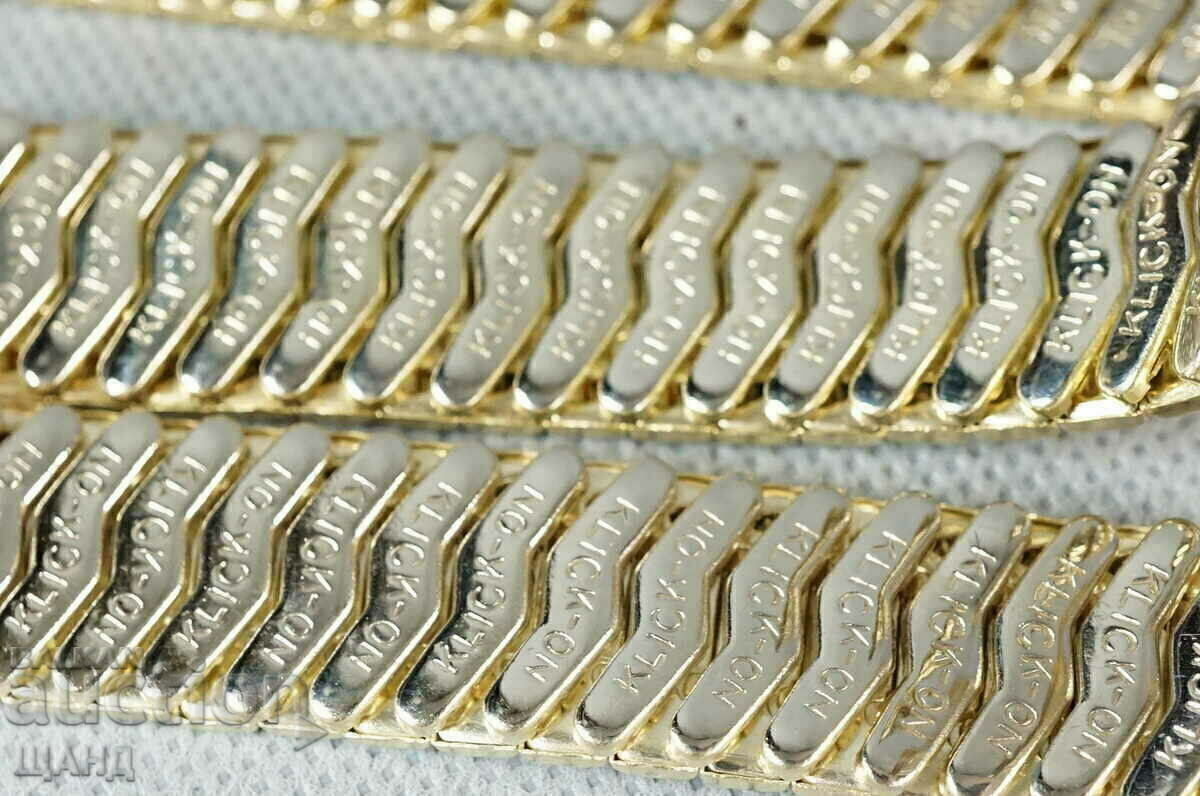 Παράδοση Ανδρικό ρολόι χειρός 5 Παλιά επίχρυση αλυσίδα 18mm