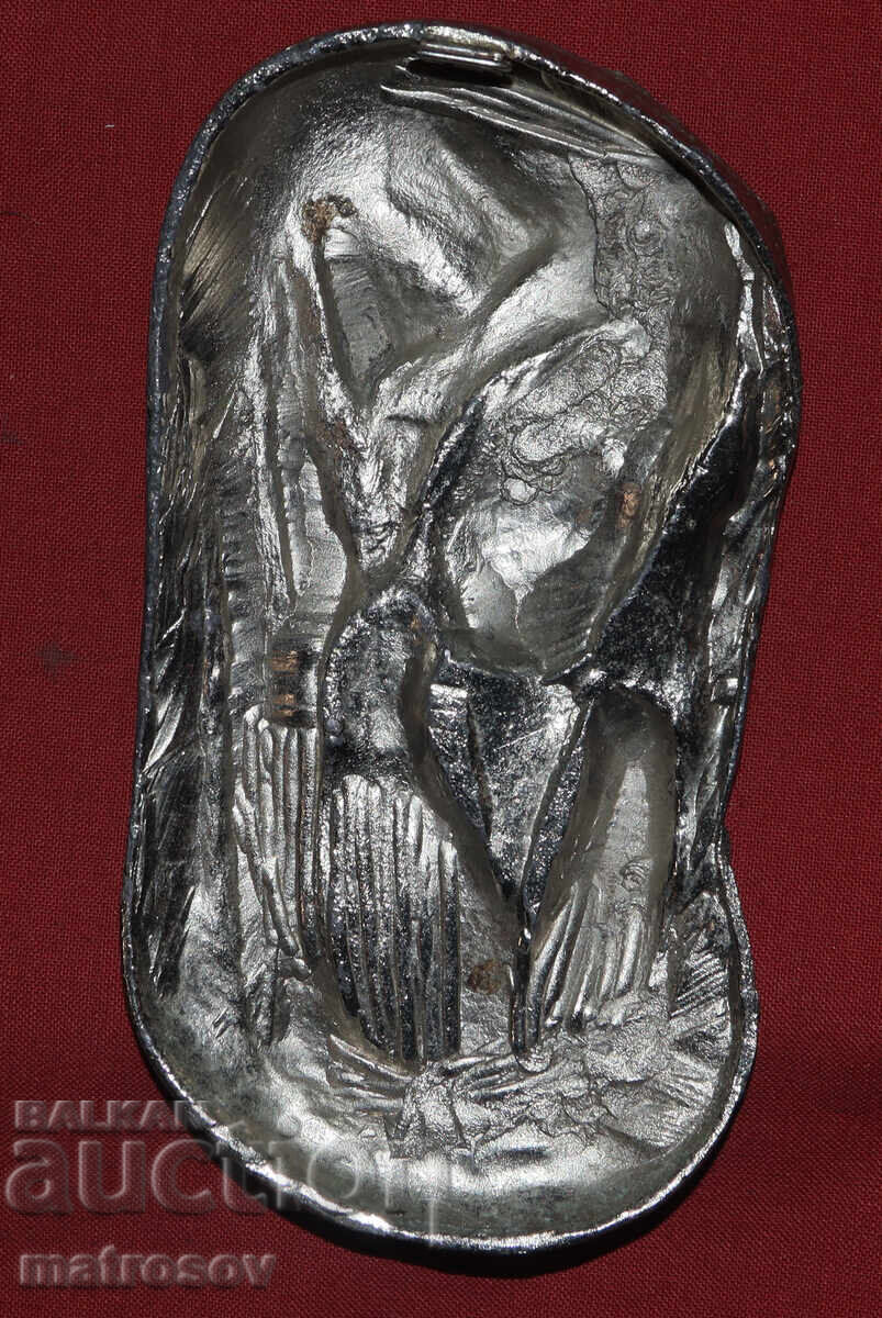 Handmade Metal Wall Icon, Holy Virgin Mary - 5