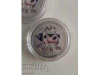 Silver Lunar "Year of the Pig", 2019