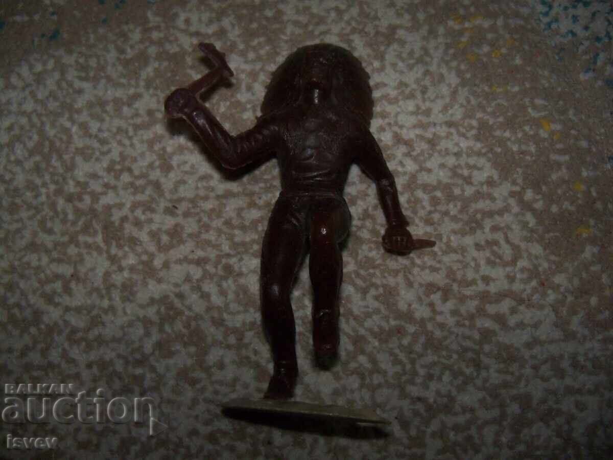 Large plastic soldier, Native American, Soviet toy - 7