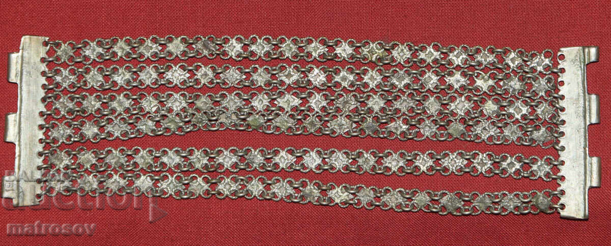 Χειροποίητο βραχιόλι Αναγέννησης, κόσμημα, ασήμι - 6