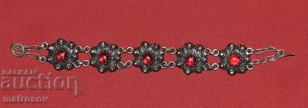 Old traditional silver bracelet jewelry