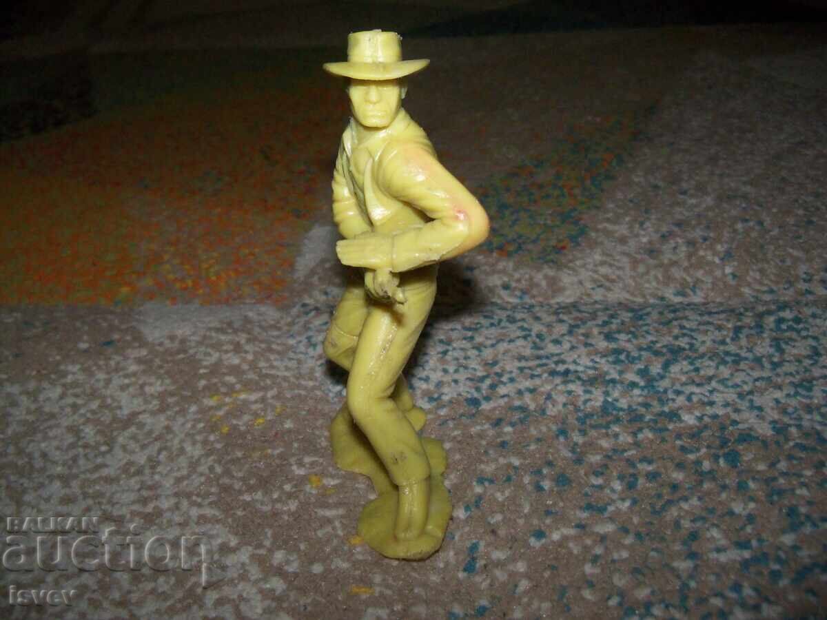 Доставка на Голям пластмасов войник, каубой соц играчка.