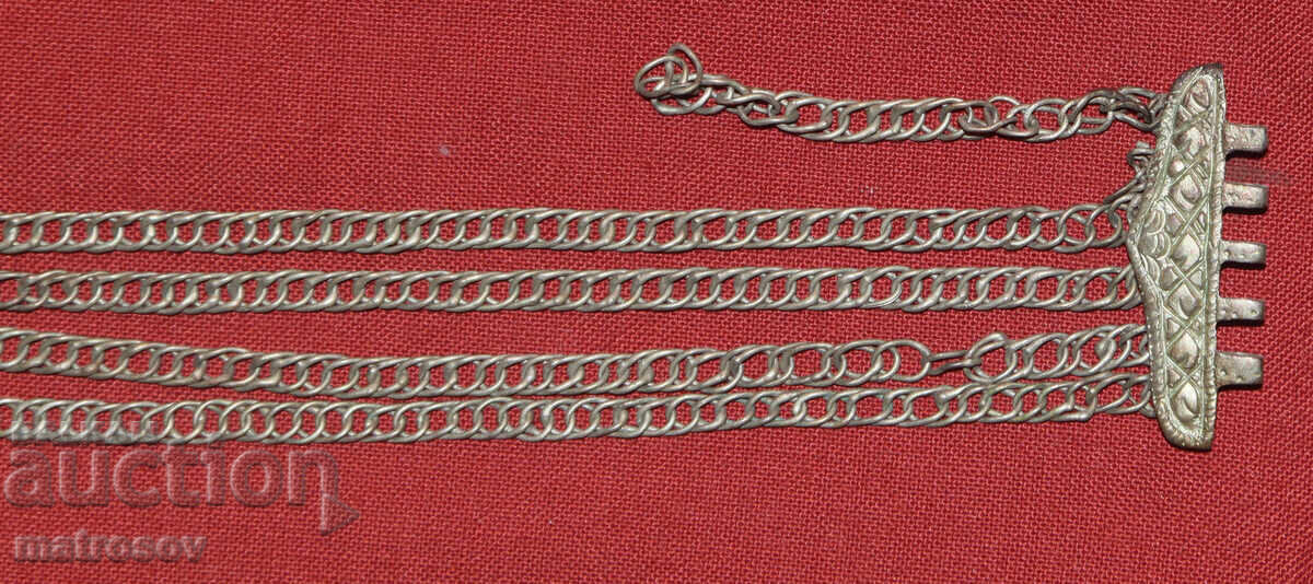 Handmade old Bulgarian silver bracelet, jewelry - 5