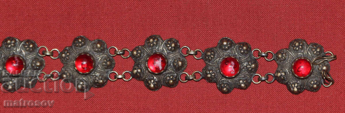 Brățară veche tradițională bijuterie argint - 5