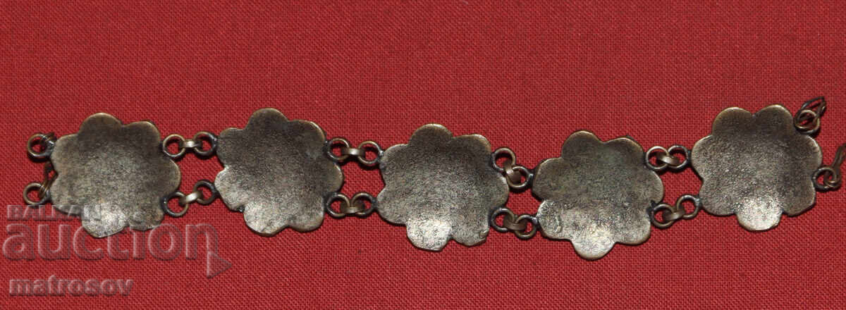 Brățară veche tradițională bijuterie argint - 7