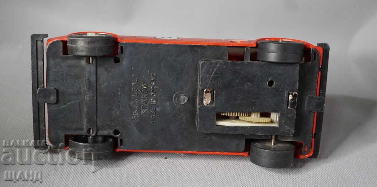 Delivery of POLGAL VW GOLF Old Polish mechanical toy model car