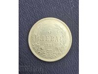 5 BGN 1884