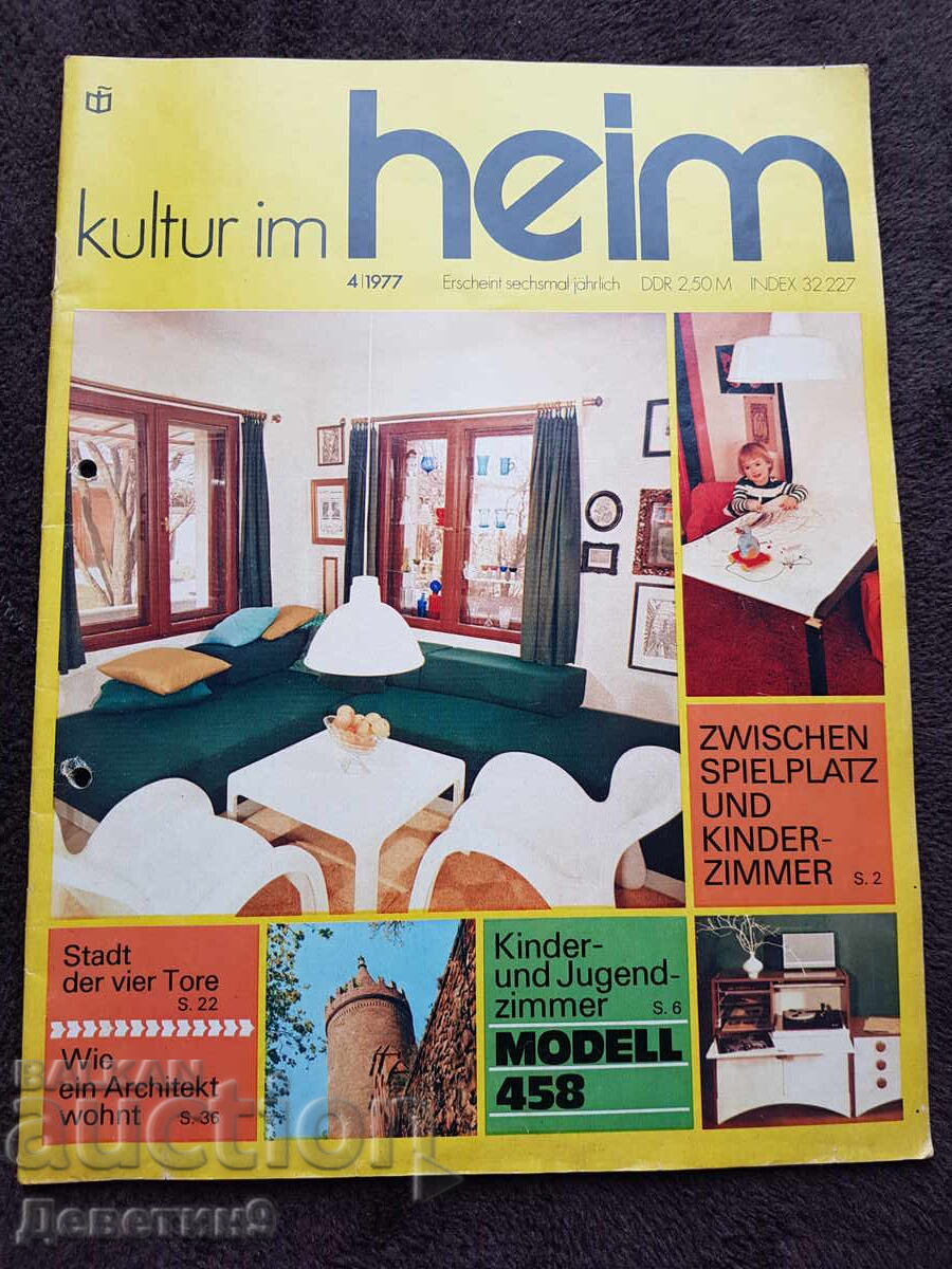 Revista "Kultur im heim" - nr. 4, 1977