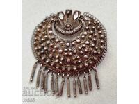 FOR SALE OLD RARE SILVER FILIGREE BROOCH FOR JEWELRY