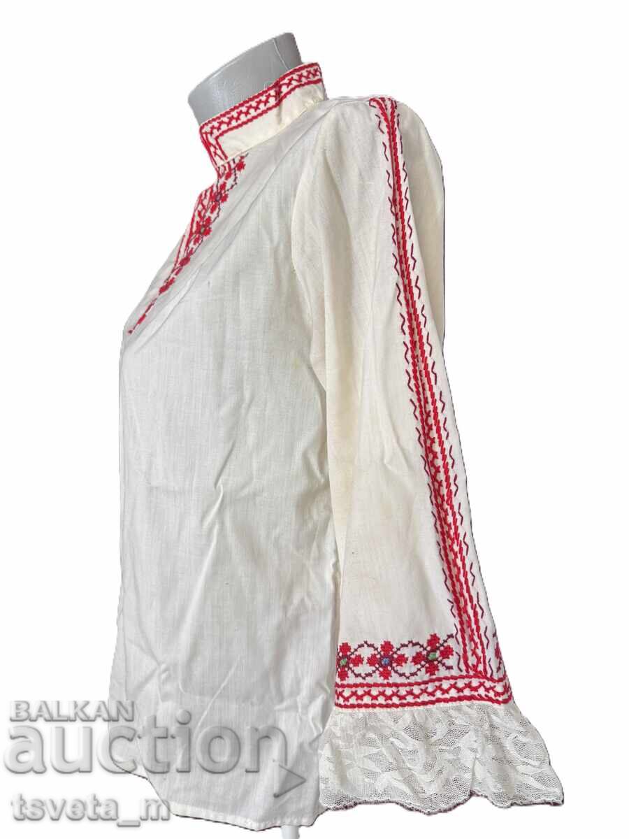 Delivery of Women's cotton shirt with embroidery, folk costume