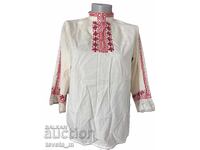 Women's cotton shirt with embroidery, folk costume