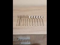 6 spoons and 6 forks NS