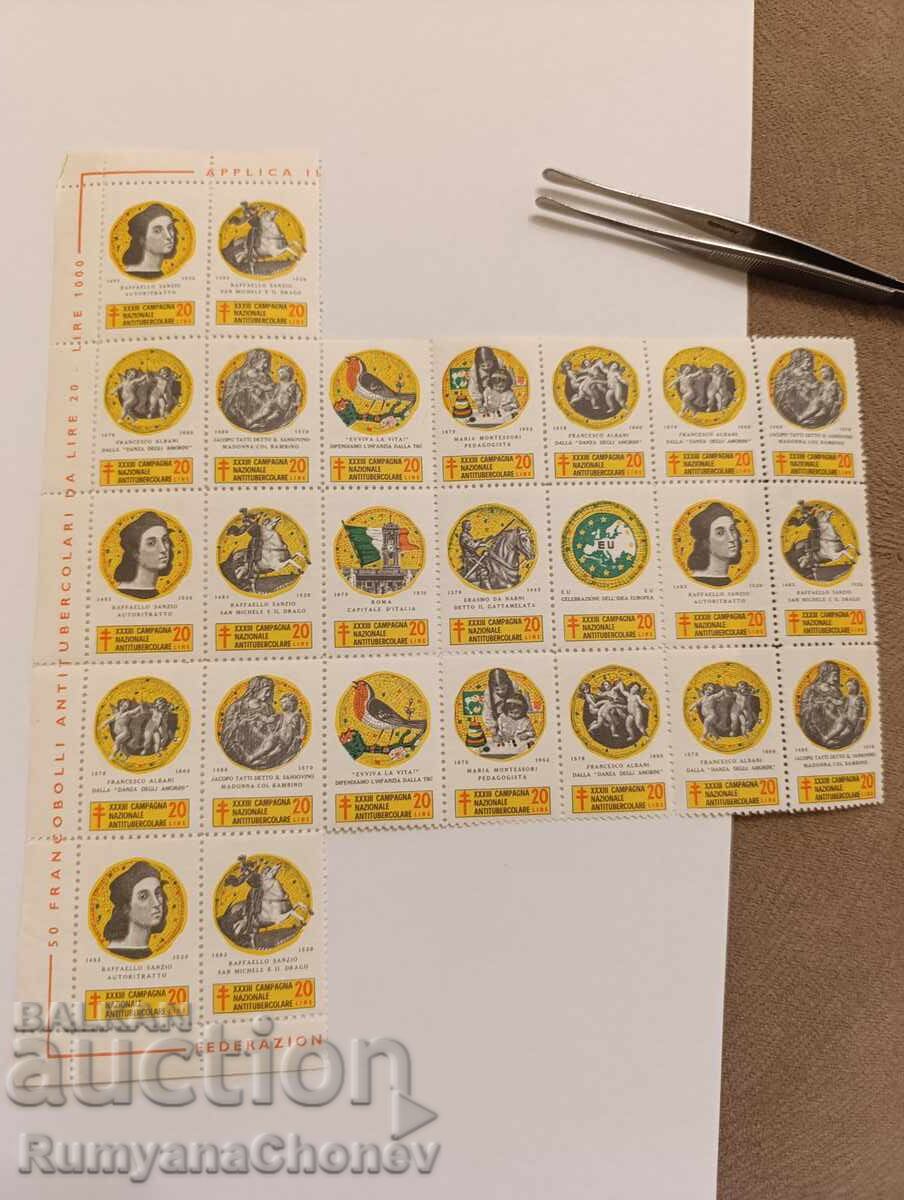 Γραμματόσημα 33 εθνική εκστρατεία κατά της φυματίωσης