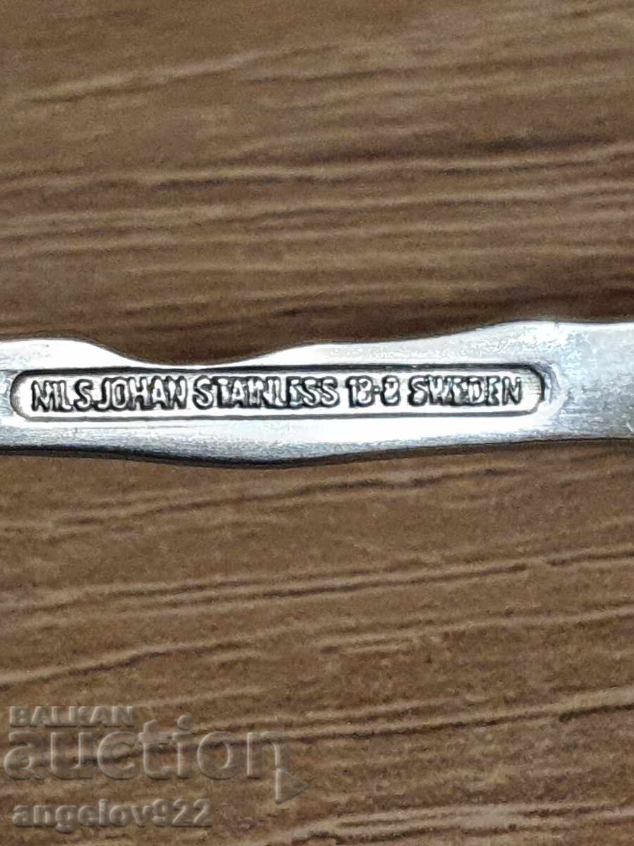 8 coffee spoons with markings!!! - 5 8 coffee spoons with markings!!! - 5