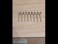 8 coffee spoons with markings!!!