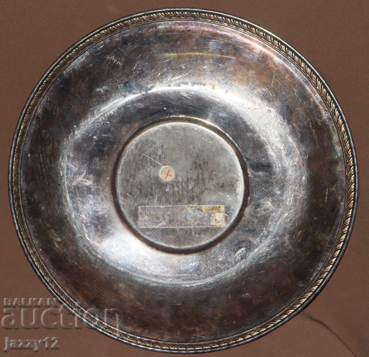 Old silver-plated tray / serving dish - 6