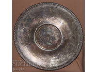 Old silver-plated tray / serving dish