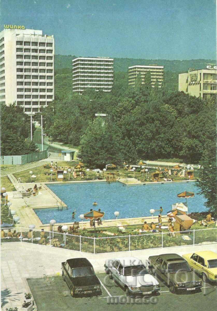 Carte poștală veche - Nisipurile de Aur, Vedere