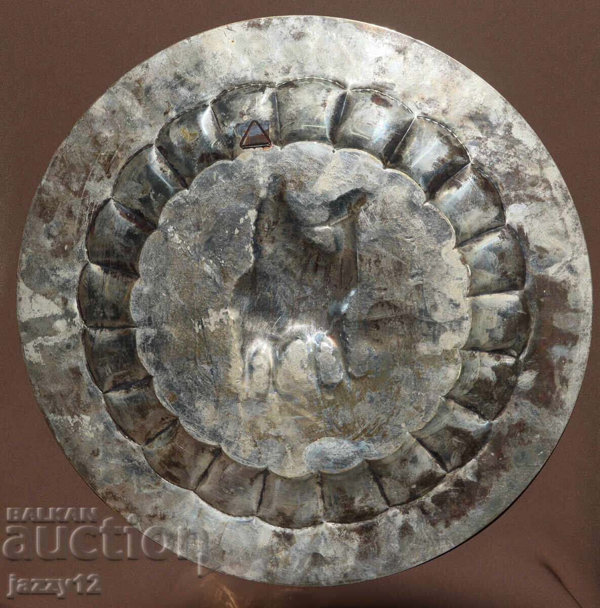 Metal plate panel tray wall decoration Arabic motifs - 5