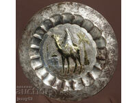 Farfurie metalică panou tavă decorațiune de perete motive arabe