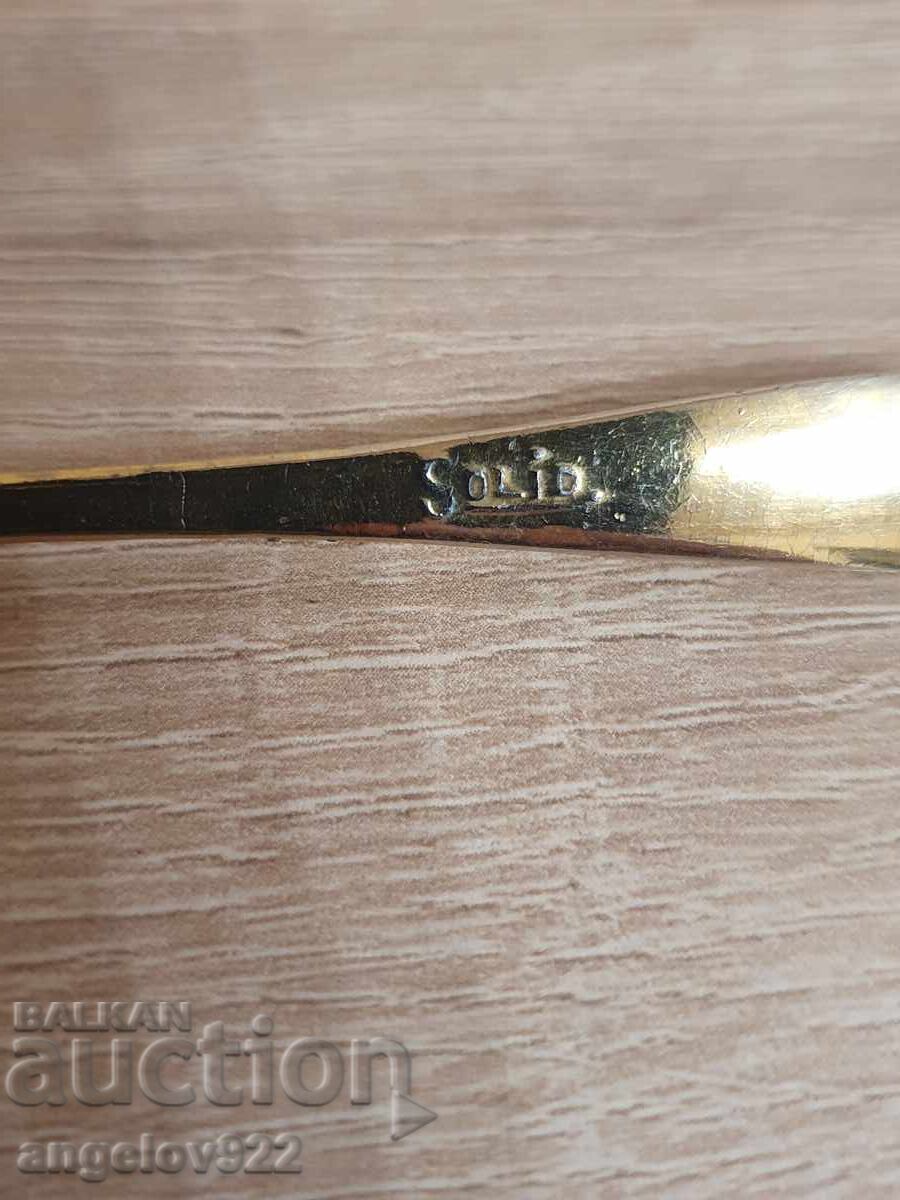 7 gold-plated coffee spoons!!! - 5 7 gold-plated coffee spoons!!! - 5