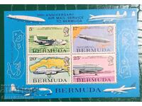 Καθαρό μπλοκ Βερμούδα ιστορία της αεροπορίας 1975