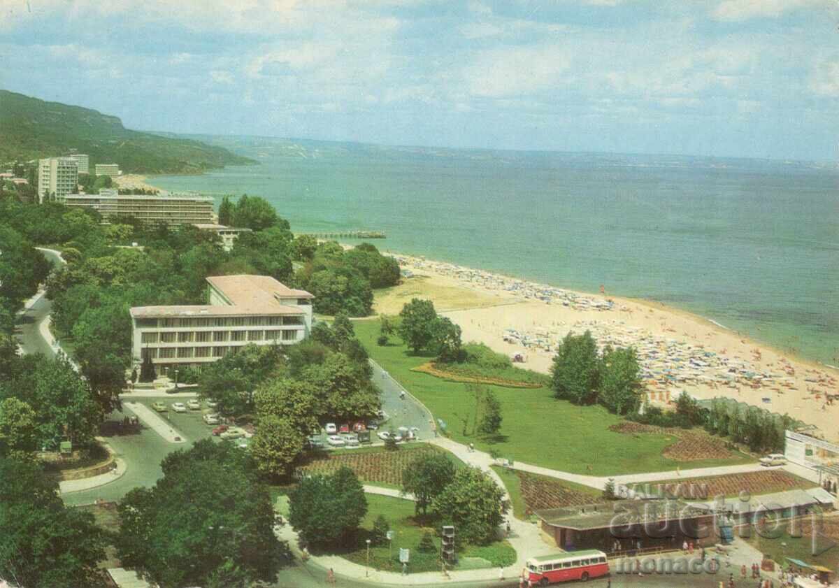 Стара картичка - Златни пясъци, Изглед