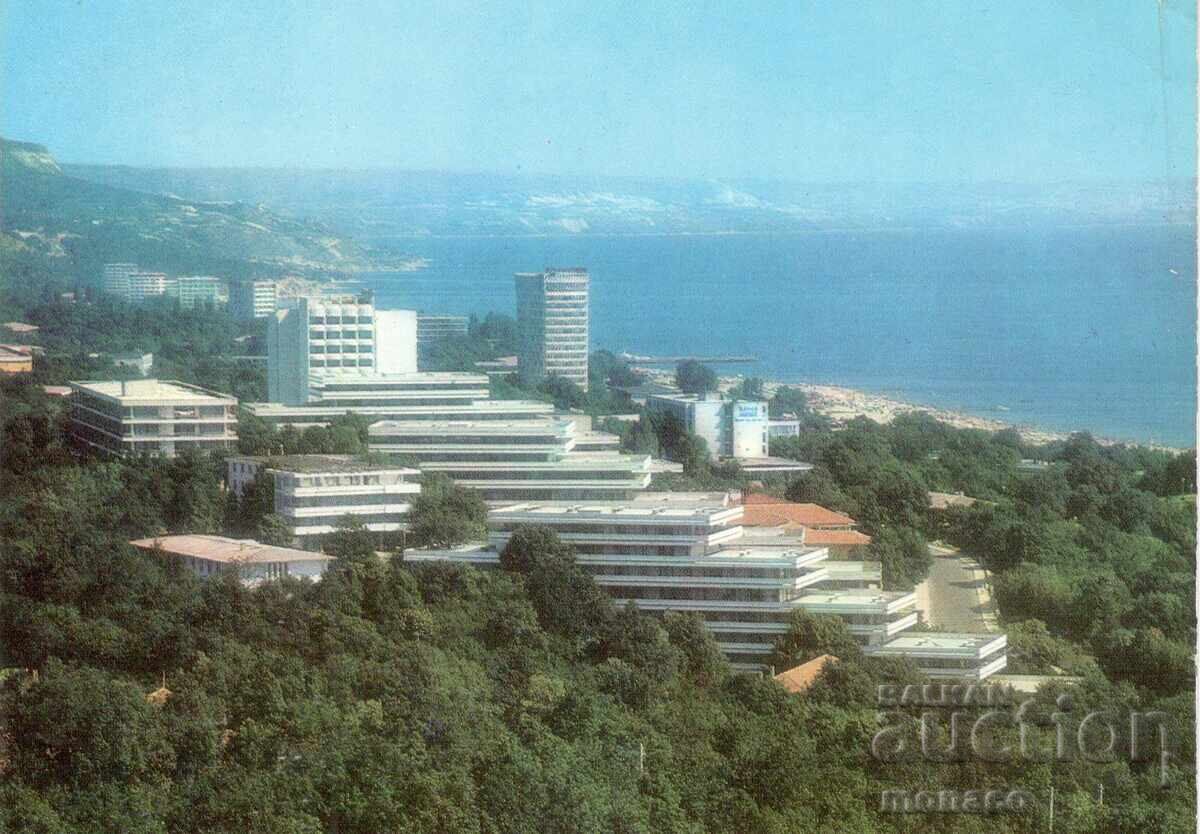 Стара картичка - Златни пясъци, Изглед