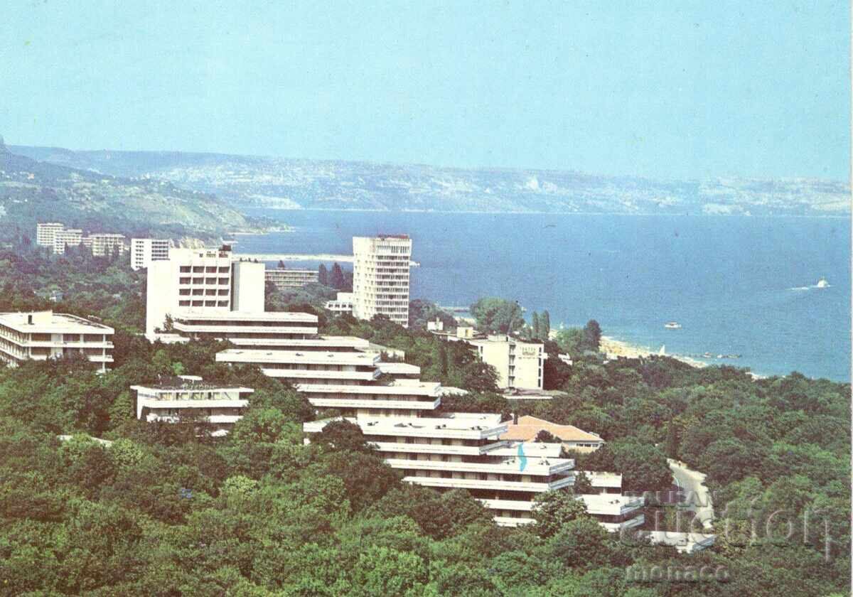 Стара картичка - Златни пясъци, Изглед