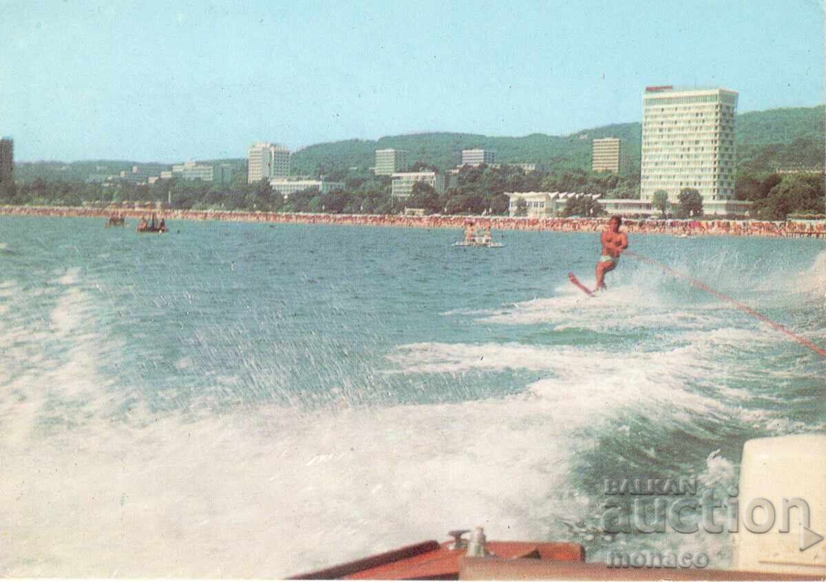 Παλιά καρτ ποστάλ - Χρυσή Ακτή, ξενοδοχείο "Ιντερνασιοναλ"